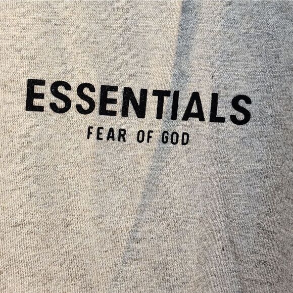Essentials Fear or God Dark Oatmeal T-Shirt Size XL - Picture 4 of 10